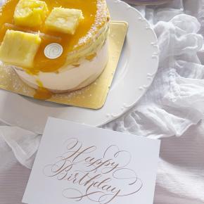 レタグラフィー♡バースデーカードとRYOCOのケーキ