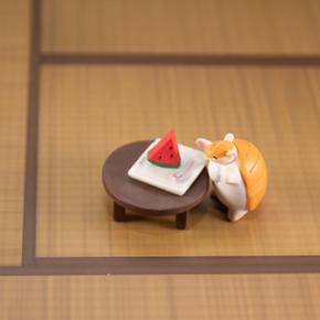 すいかを食べるのヌ