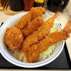 ■新橋の「かつや」で、デカ盛りタレカツ丼！