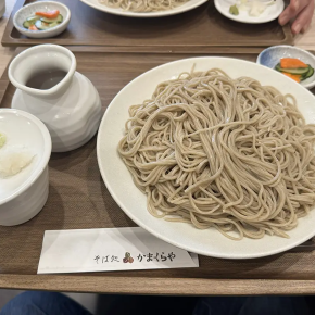 長野県松本市【そば処かまくらや】老舗の味！「もりそば」で松本そばランチを楽しもう♪