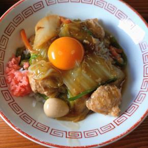 脳梗塞発症から一年の夫★白菜とチキンボールのあんかけ