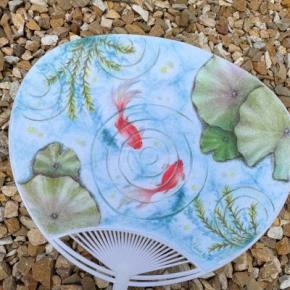 夏らしさを、ウチワに表現してみました！