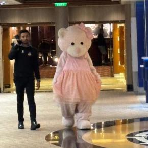 3日目のプリンセスクルーズ旅⑥〜ピンクのクマさんに出会い、サイレントディスコとバー巡り