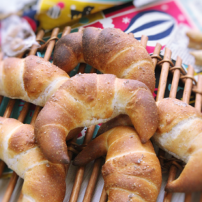 ライ麦発酵種のクレセントロール＠お家パン