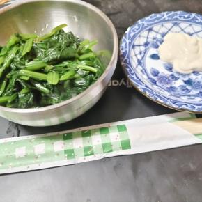 ほうれん草のおひたし。