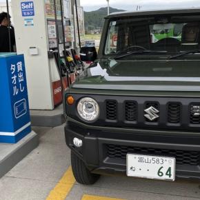 ジムニーJB64 MT車の満タン法燃費公開！東京⇔富山738.6キロの長距離走行
