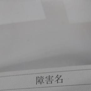新しい身体障がい者手帳受け取ってきた。再認定が消えた！