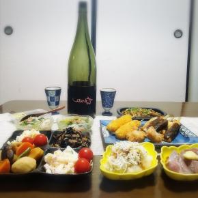 【家飲み/日本酒】 裏 ちえびじん 純米おりがらみ生 * 未来のレモンサワー * スーパーの半額お惣菜