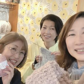 ン十年ぶりの編み物♡ミニマフラーを編む会