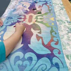 フライングドルフィン、キルティングに入ります！