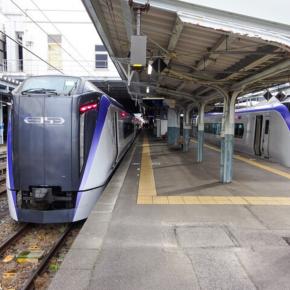 特急あずさ34号で帰京 (松本→新宿)