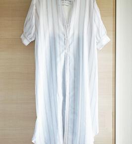 楽天で買ったシャツワンピとロゴTシャツで50代コーデ