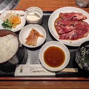 翠園（焼肉/目黒）品数豊富な1,200円の焼肉定食