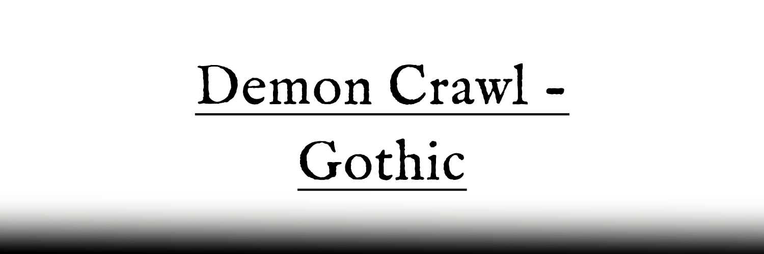 Demon Crawl - Gothic (Quickstart Edition)