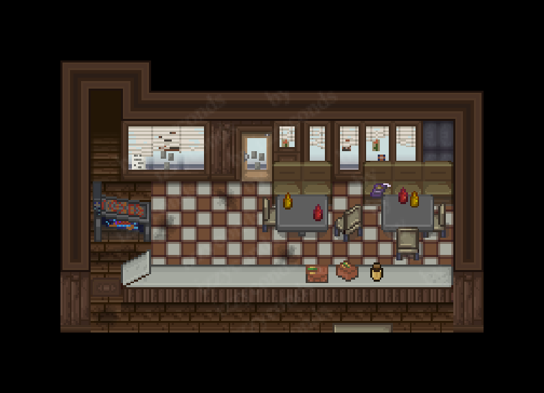 Cafe Tileset v1.0