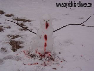 evil snowman