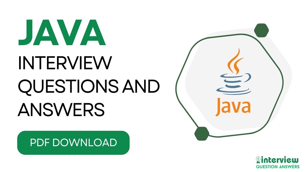 Java Interview Questions PDF