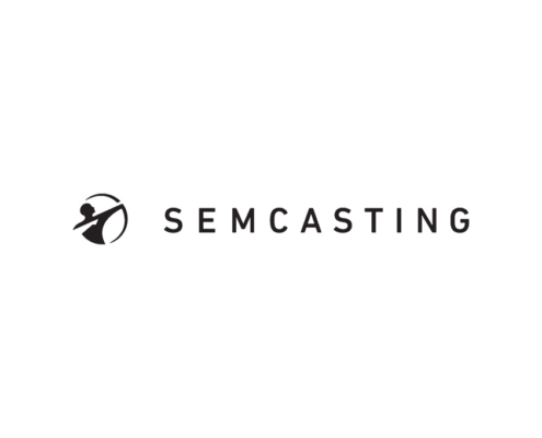 Semcasting logo on white background.