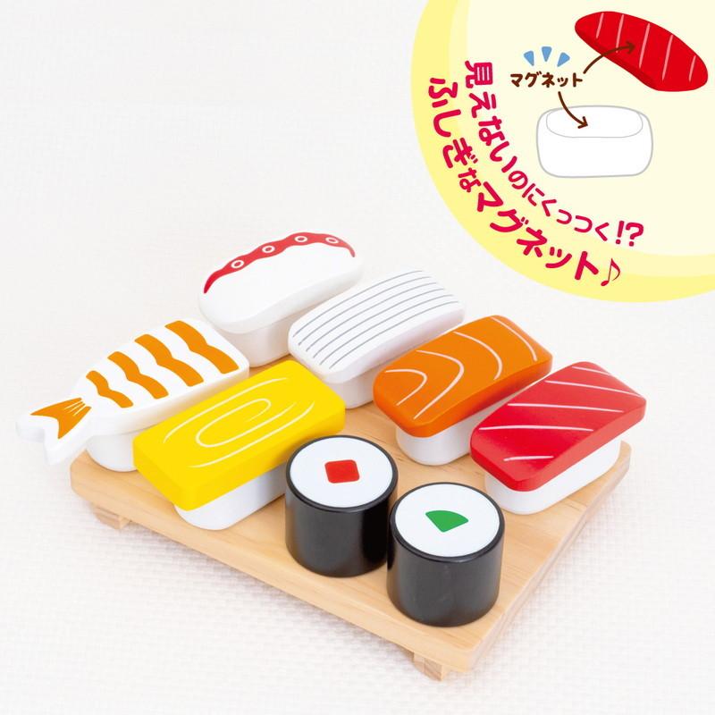 正規販売店 ウッディプッディ はじめてのおままごと おすしセット WOODYPUDDY お寿司屋さんごっこ おもちゃ 子供 玩具 知育 | ブランド登録なし | 01