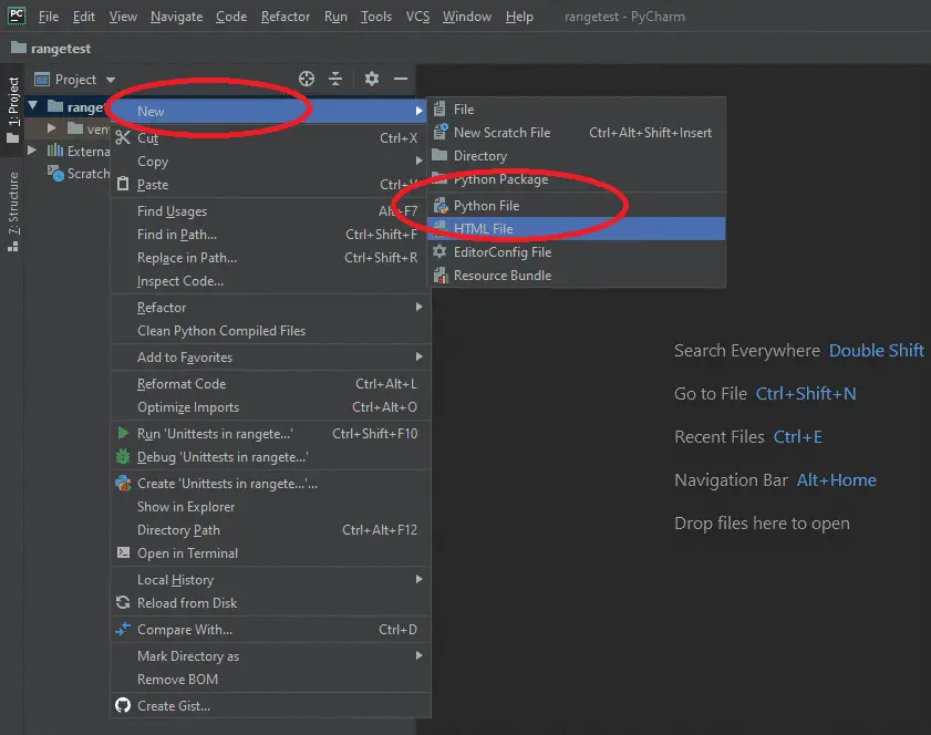 create python project