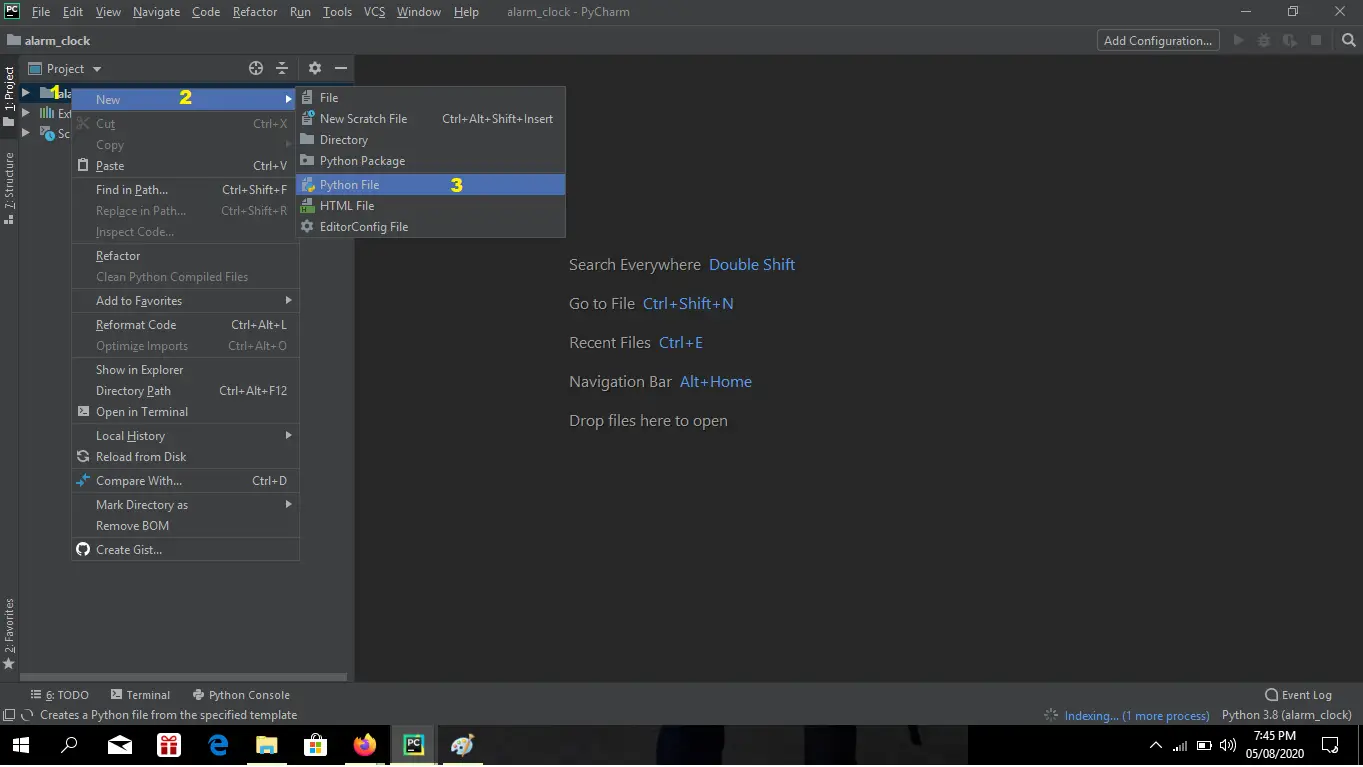 Alarm Clock Using Python Python File