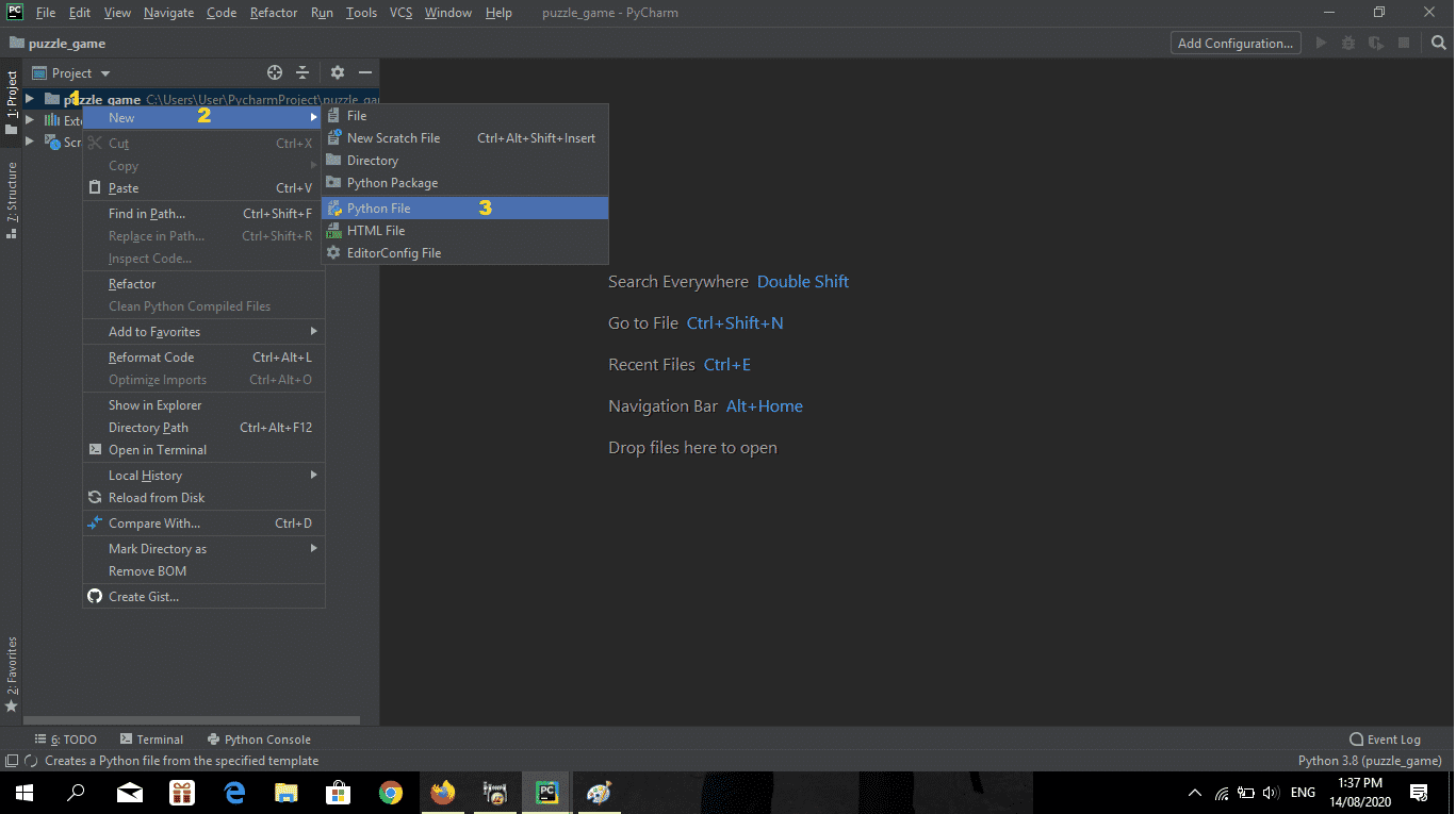 Puzzle Game In Python File