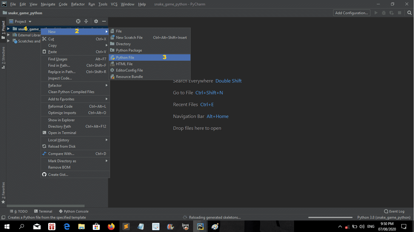 Snake Game Python Python File