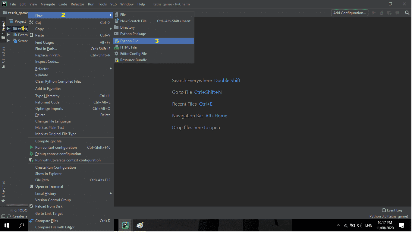Tetris In Python Code Python File
