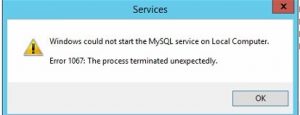 error 1067 in sql server
