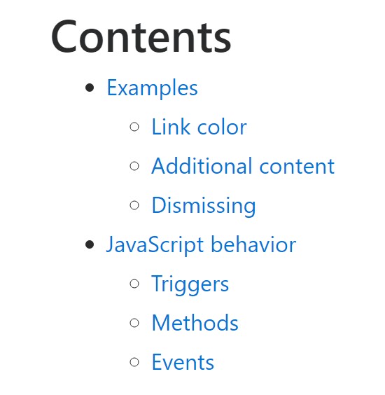 Bootstrap alerts  approved  documents