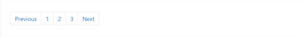 Bootstrap navigational  web links