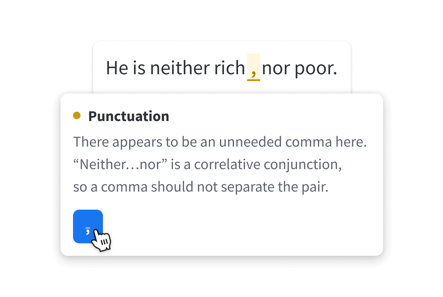 Fix Punctuation