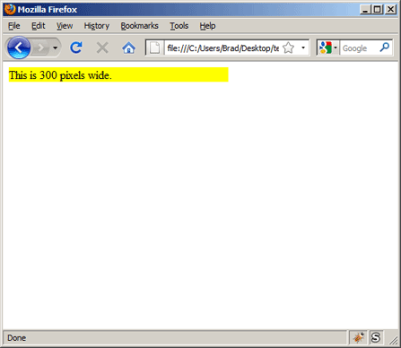 CSS Padding 1