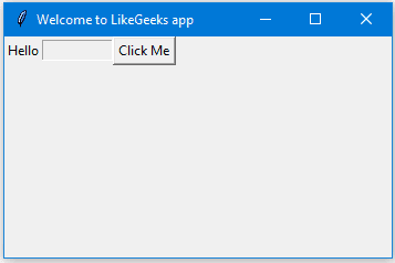 Python GUI examples disable entry widget