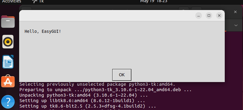 execute the python script