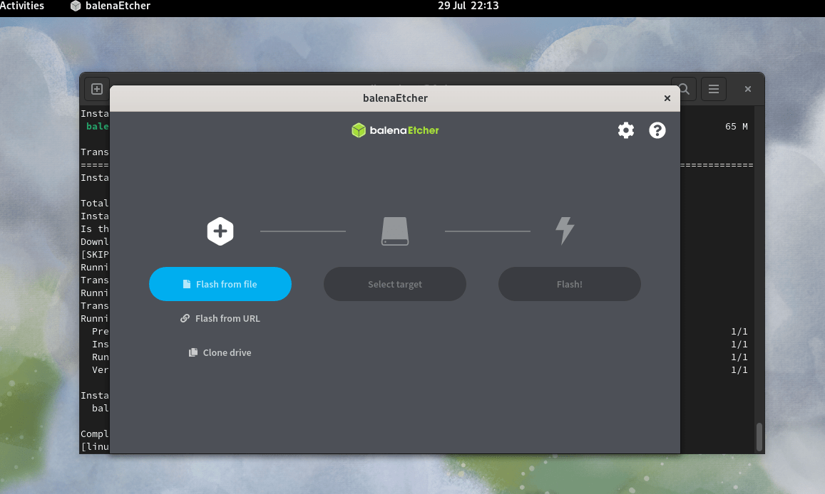 Install Balena Etcher on Fedora Linux