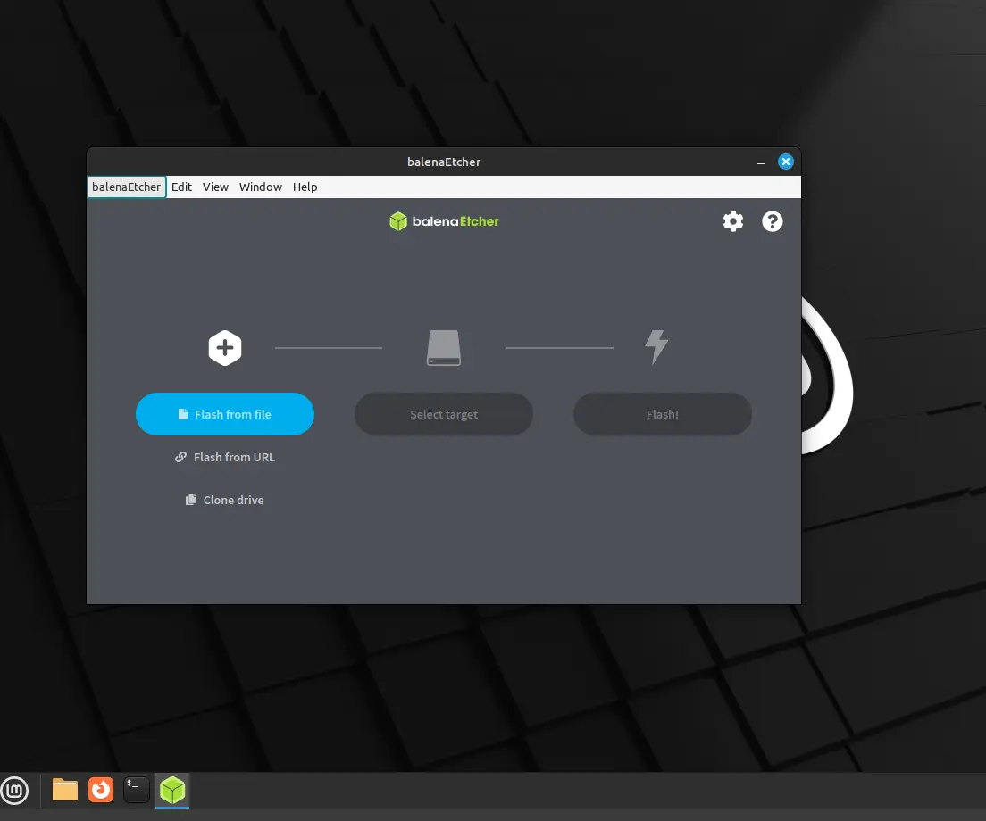 Installing BalenaEtcher on Linux Mint