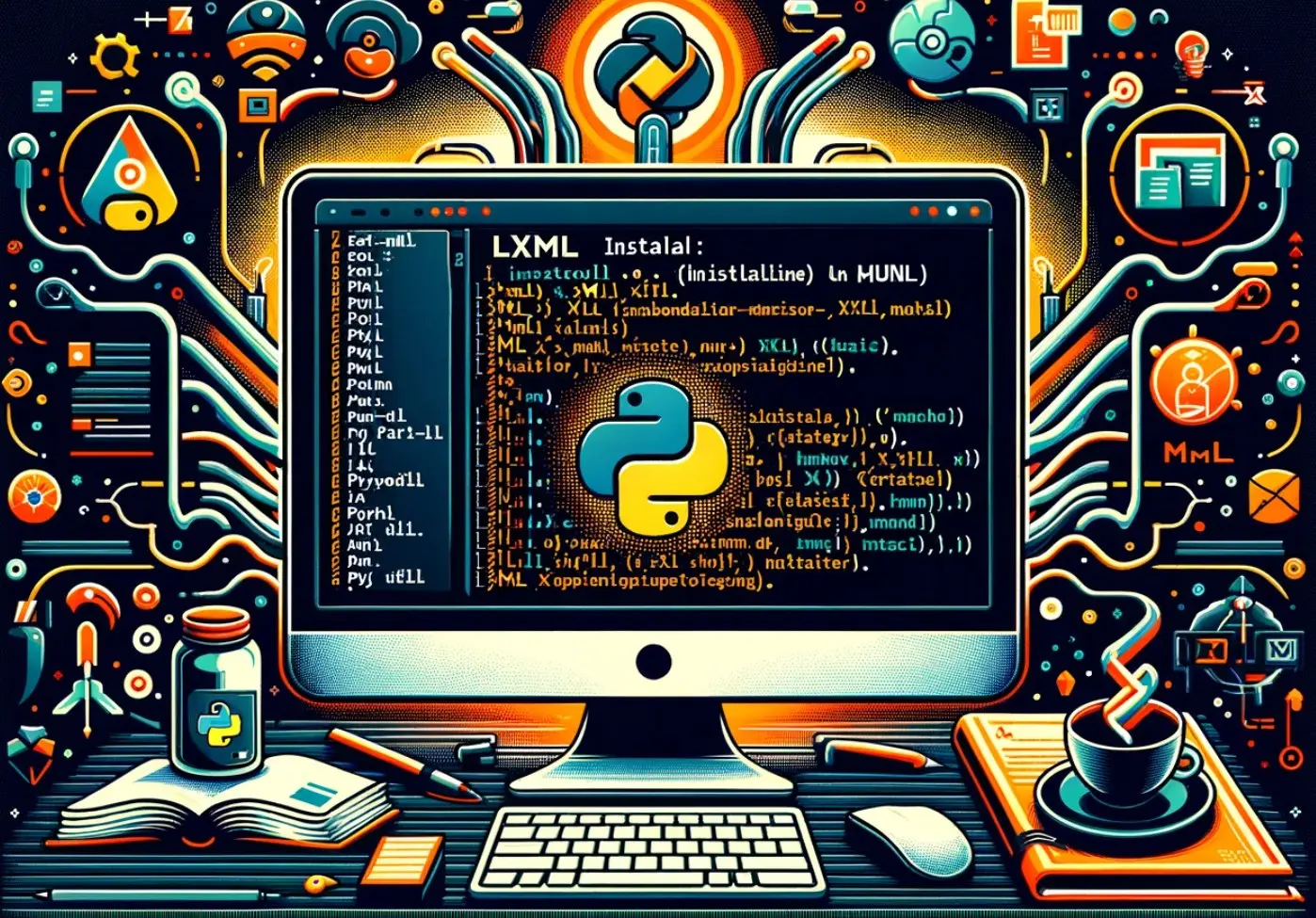 Python LXML library installation