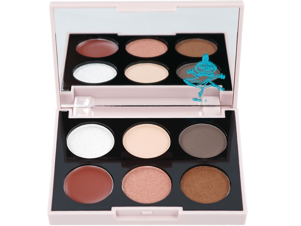 MOOMIN × kippis アイシャドウ、アイブロウ、チーク、リップに使える! 大人の万能メイクパレット BOOK