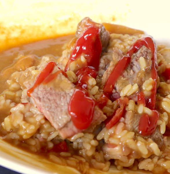 ケチャップで味変