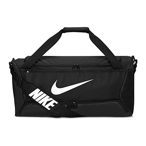 ナイキ バッグ メンズ レディース NIKE Mサイズ 60リットル DH7710 ボストンバッグ ショルダーバック ダッフルバッグ カバン トートバッグ 鞄 スポーツ 旅行 (ONESIZE, (010)ブラック) [並行輸入品]