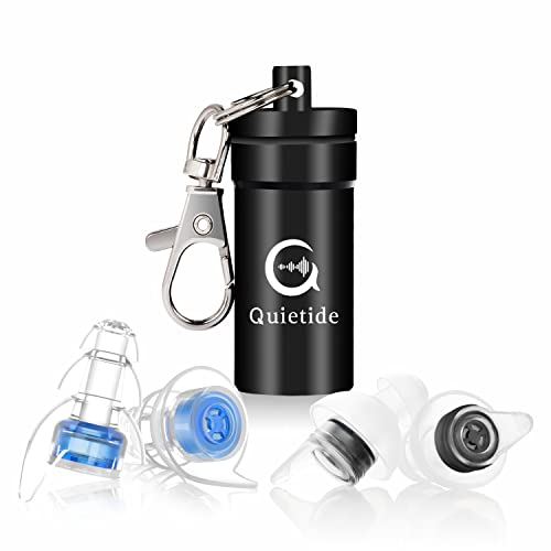 最新のライブ用耳栓 Quietide 耳栓 ライブ イヤープロテクター 聴覚障害予防 コンサートやフェス、クラブなどで大音量の音楽を楽しむ方向け 水洗い可能 繰り返し使用可能 携帯ケース付き 一年保証 日本語説明書付 Q6 (ブラック&ブルー) 最新のライブ用耳栓 Quietide 耳栓 ライブ イヤープロテクター 聴覚障害予防 コンサートやフェス、クラブなどで大音量の音楽を楽しむ方向け 水洗い可能 繰り返し使用可能 携帯ケース付き 一年保証 日本語説明書付 Q6 (ブラック&ブルー)