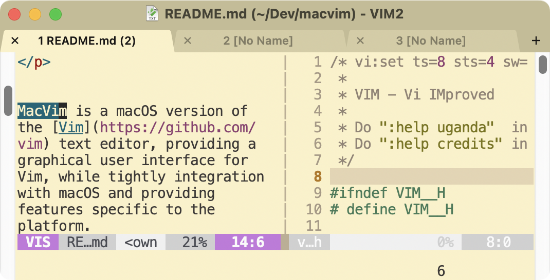macvim-screenshot-light
