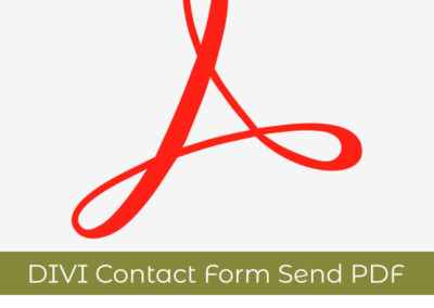 DIVI Contact Form Send PDF