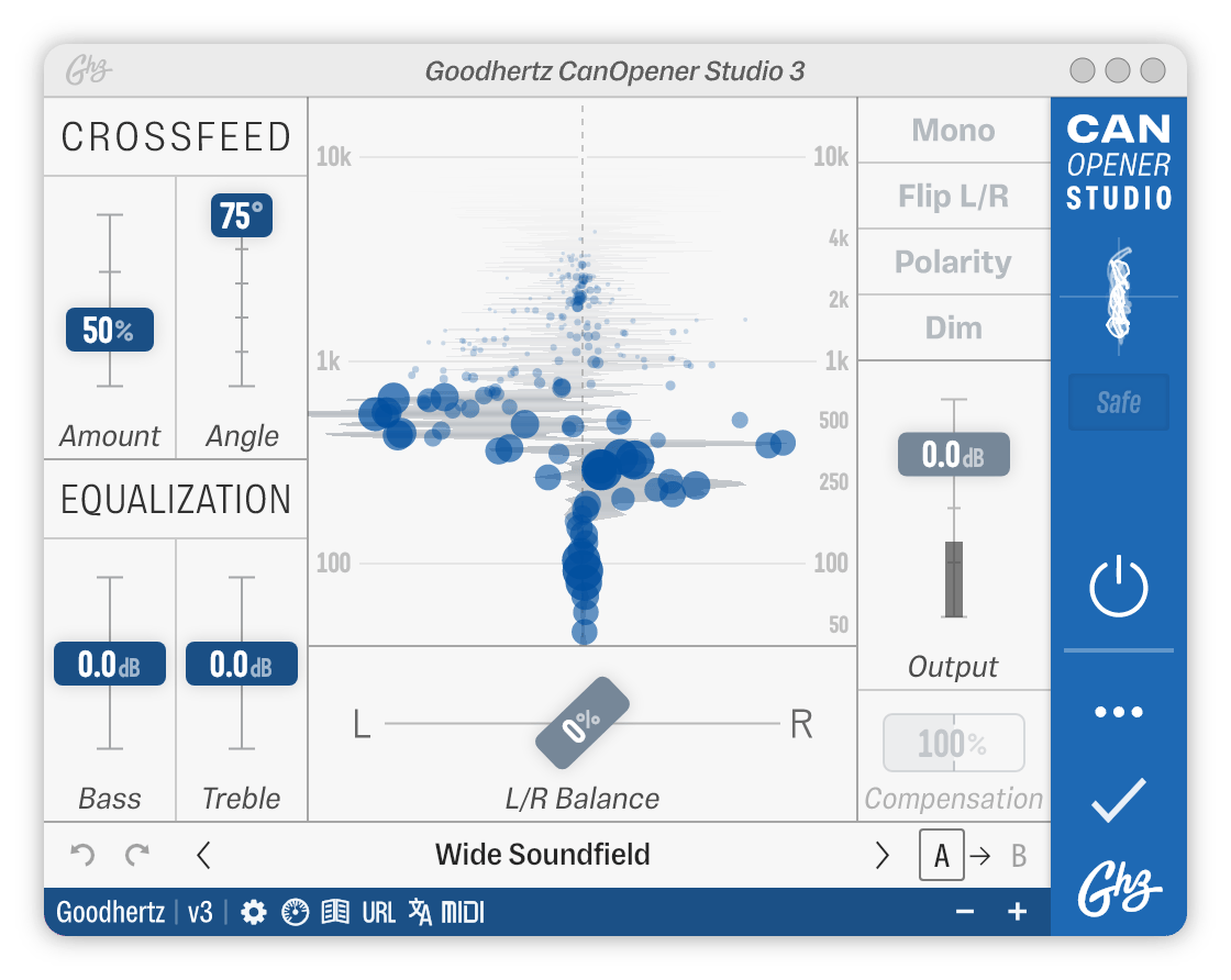 Image of the user interface of CanOpener Studio