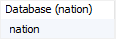 MariaDB show databases like example