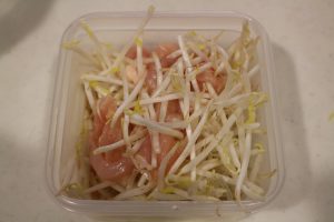 IMG 1374 しっとりやわらか蒸し鶏もやしのレンジで簡単作り置きレシピ。人気の節約常備菜のおすすめ作り方。