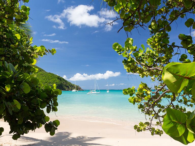 Beach on St. Martin 