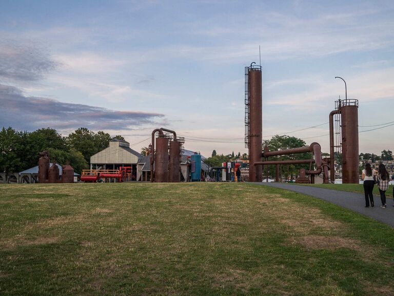 Overview of the Gas Works Park