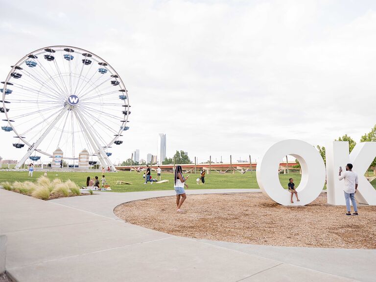 Wheeler Ferris Wheel proposal spot in Oklahoma City